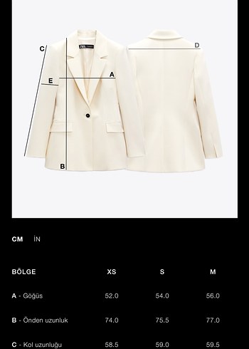 s Beden siyah Renk Zara blazer takım