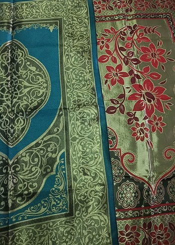 Koyu Renkli Desenli Geleneksel seccade iki adet gönderilecektir - Görsel 2