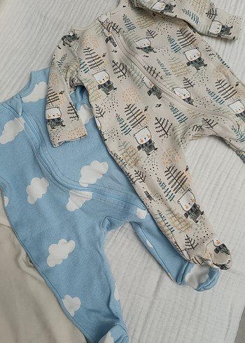 Pamuklu Çocuk Uyku Tulumu Seti - Görsel 2