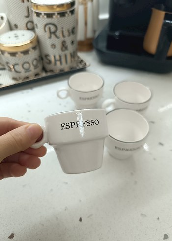 Lc Waikiki Home Beyaz Espresso Fincan Seti 4'lü