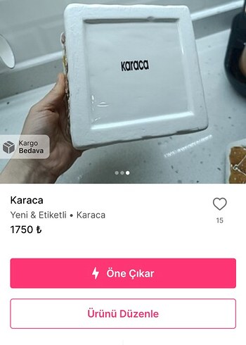 Karaca Kahverengi Dekoratif Ev Biblo - Görsel 3