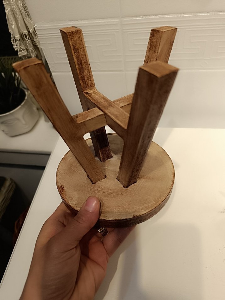 Parlak Kahverengi Ahşap Oyuncak - Görsel 4