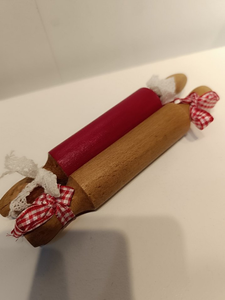 Renkli Ahşap Ev ve Merdane Oyuncak Seti - Görsel 3