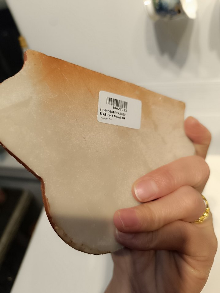 Kahverengi Ev Şeklinde Mumluk Seti - Görsel 5