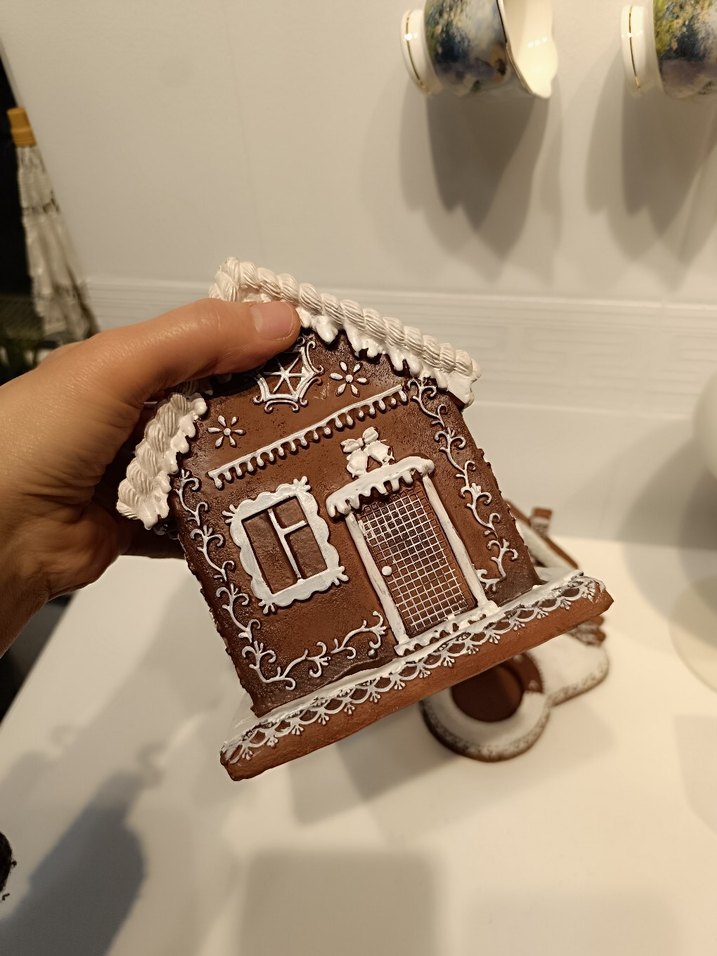 Kahverengi Ev Şeklinde Mumluk Seti - Görsel 2