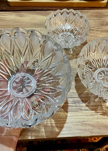 Beyaz Cam  Bohem Çiçek Desenli Sunumluk Seti - Görsel 2