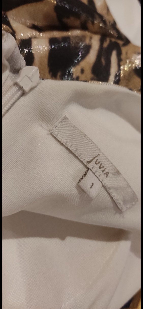 Leopar Desenli Klasik Ofis Elbisesi - Görsel 3