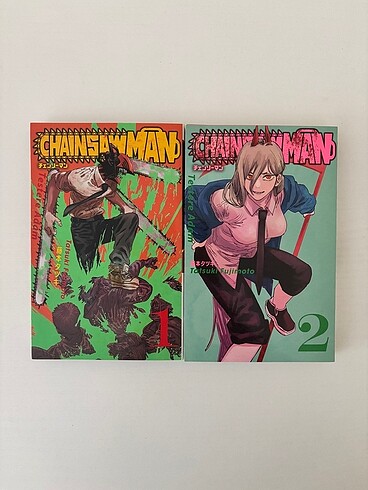 chainsaw man manga 1 ve 2