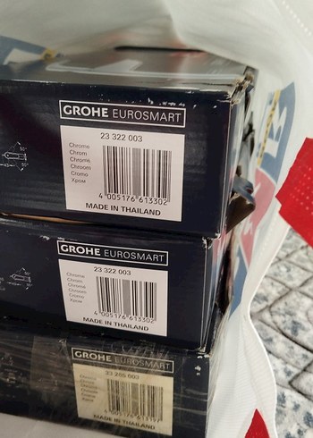 Grohe Eurosmart Krom Renkli Parça