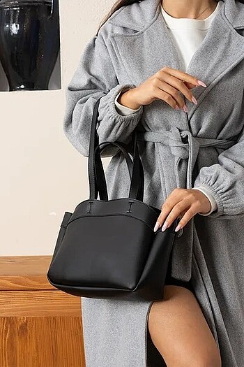 Zara Yavrulu kadın el omuz ve kol çantası