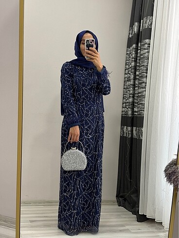 38 beden tesettür kiralık abiye - Görsel 2