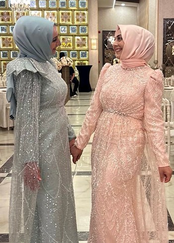 36/38/40/beden uyumlu kiralık abiye - Görsel 2