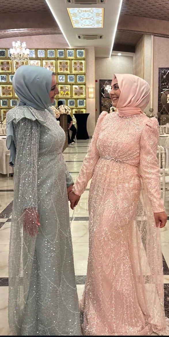 36/38/40/beden uyumlu kiralık abiye - Görsel 2