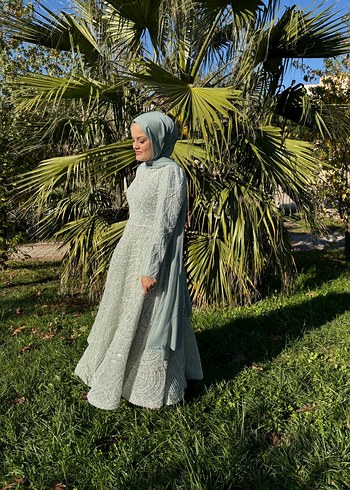 Prenses model tesettür abiye - Görsel 4