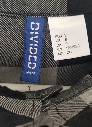 s Beden H&M UZUN KOLLU GÖMLEK