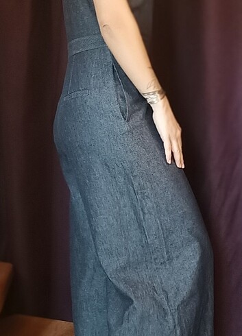 m Beden mavi Renk Cos denim tulum