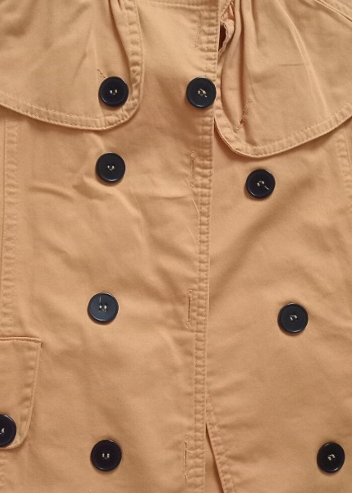 kısa trençkot - Görsel 2