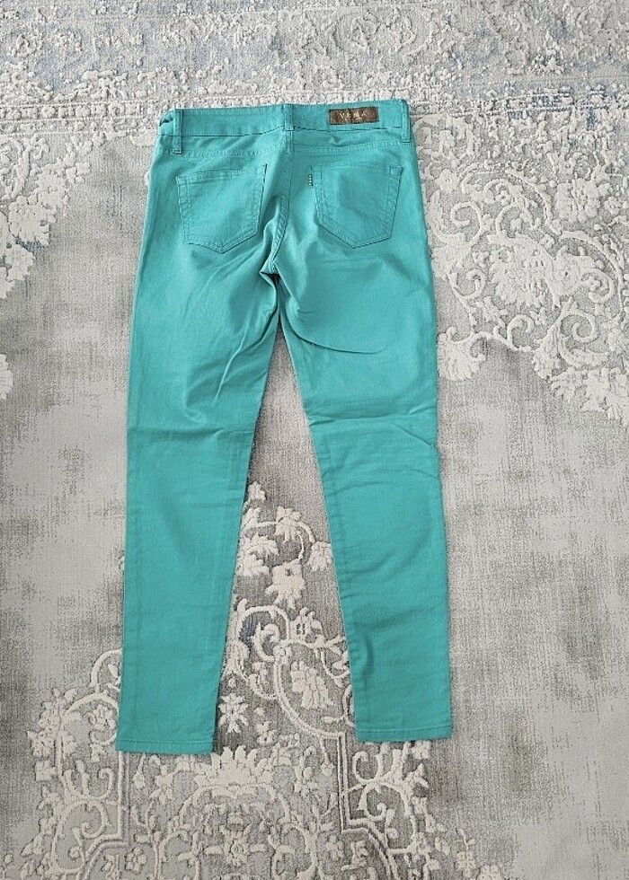 Vena Turkuaz Mavi Jean Pantolon - Görsel 2