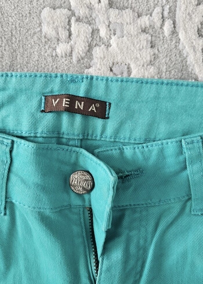 Vena Turkuaz Mavi Jean Pantolon - Görsel 3