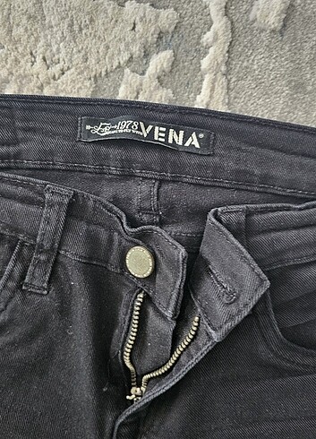 26 Beden siyah Renk Vena Siyah Kadın Jean Pantolon