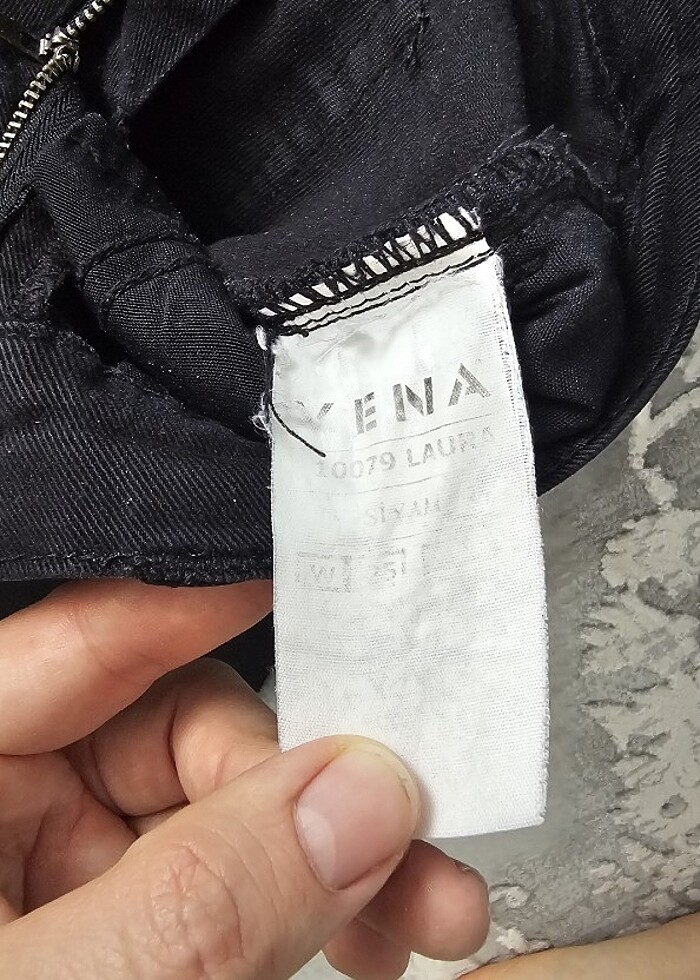 Vena Siyah Kadın Jean Pantolon - Görsel 3