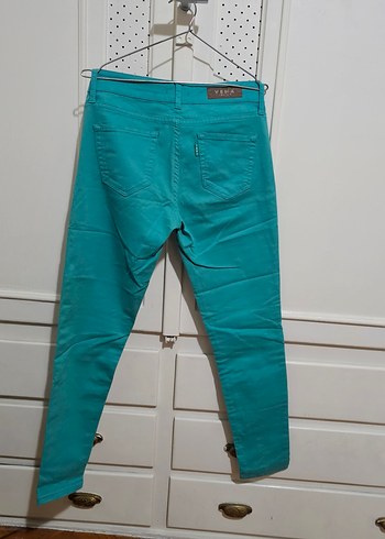 Vena Turkuaz Kadın Jean Kot Pantolon - Görsel 3