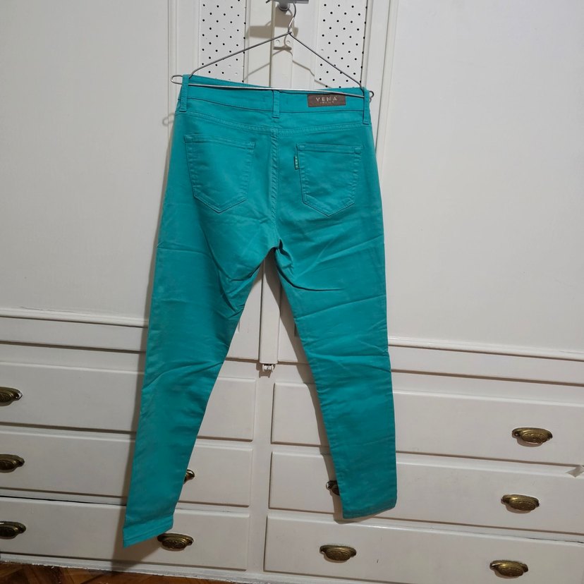 Vena Turkuaz Kadın Jean Kot Pantolon - Görsel 3