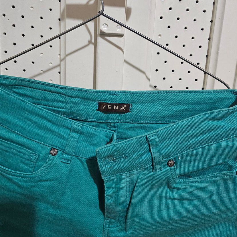 Vena Turkuaz Kadın Jean Kot Pantolon - Görsel 2