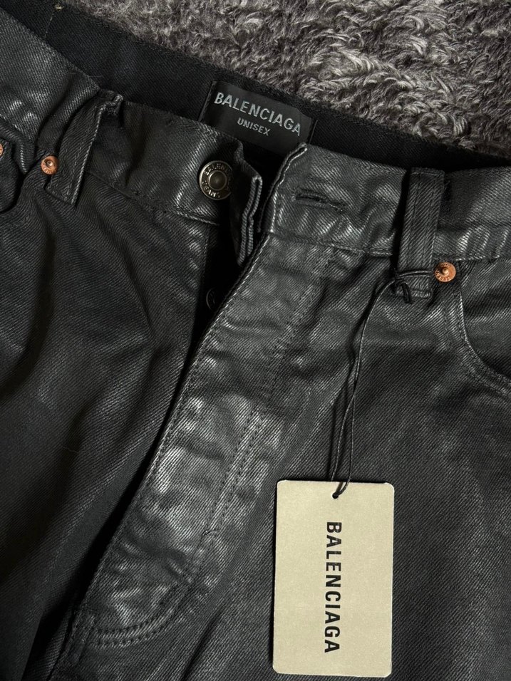 Balenciaga Waxed Denim - Görsel 5
