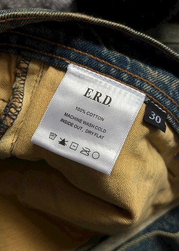 E.R.D Distressed Denim - Görsel 4