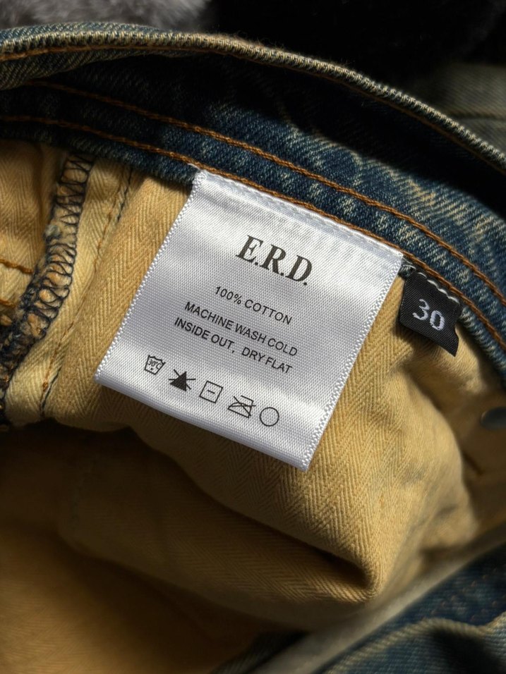 E.R.D Distressed Denim - Görsel 4