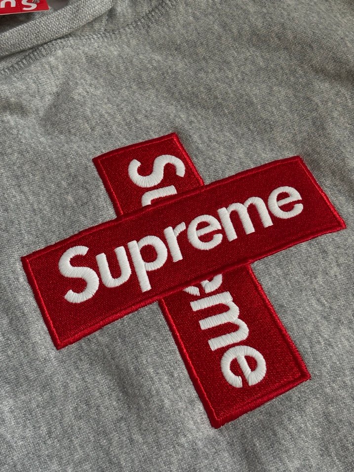 supreme cross hoodie - Görsel 3