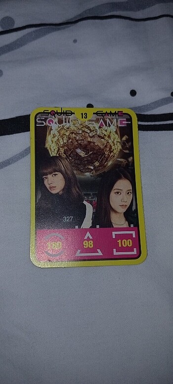 Blackpink Jisoo&Lisa Squid Game photocard