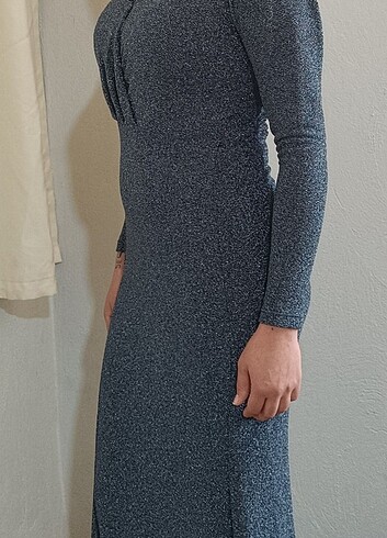 Diğer Mavi parlak balık model abiye