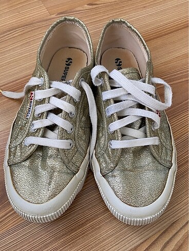 Superga gold ayakkabı