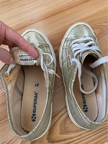 37 Beden altın Renk Superga gold ayakkabı