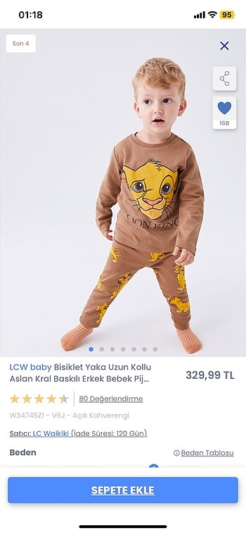 LCWaikiki pijama takımı