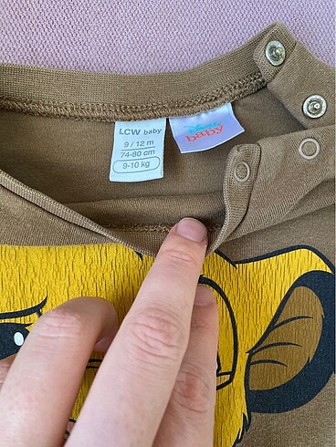 1 Yaş Beden kahverengi Renk LCWaikiki pijama takımı