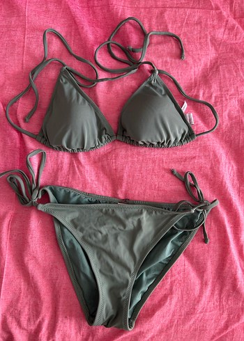 Yeşil İpli Kadın Bikini Takımı