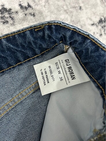 36 Beden mavi Renk Pantolon
