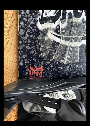 bindingli snowboard 150 cm santa cruz - Görsel 5