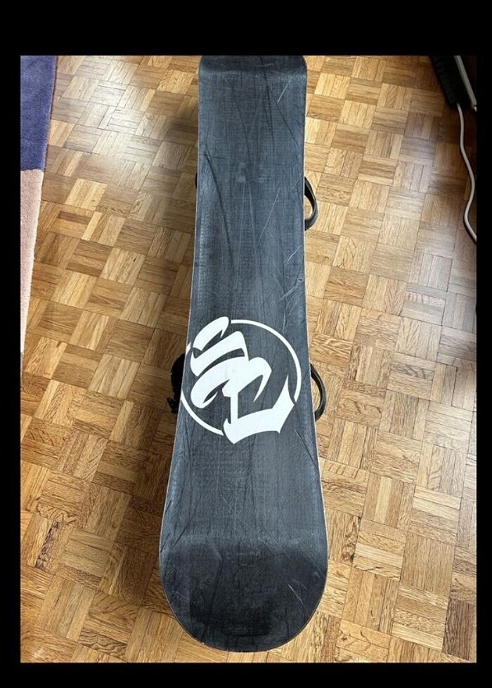 bindingli snowboard 150 cm santa cruz - Görsel 2