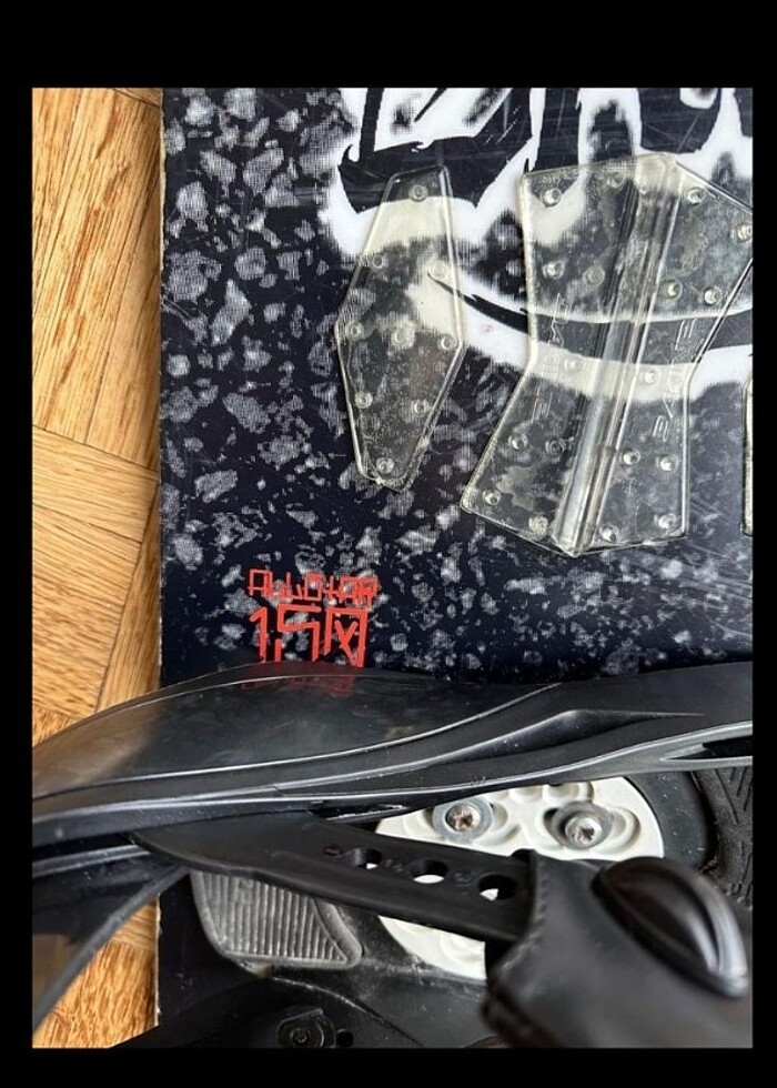 bindingli snowboard 150 cm santa cruz - Görsel 5