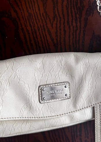 Bej Yılan Desenli Fermuarlı Kadın Çanta - Görsel 2