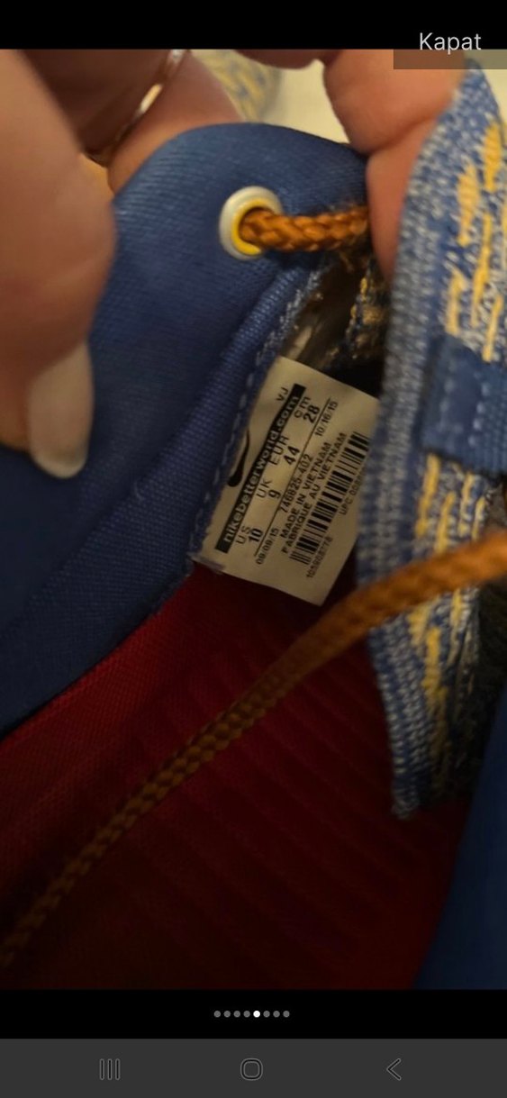 Kahverengi bağıcıklı Nike erkek  Spor Ayakkabı 44 - Görsel 2