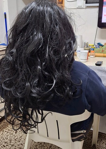 Gri Kahverengi Gotik Fırfırlı Sentetik Peruk - Görsel 4