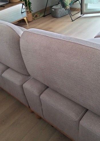 Beden Ikea Bej Gri Modern L Koltuk