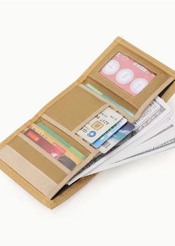 Kamuflaj Desenli Fermuarlı Kartlıklı Cüzdan - Görsel 4