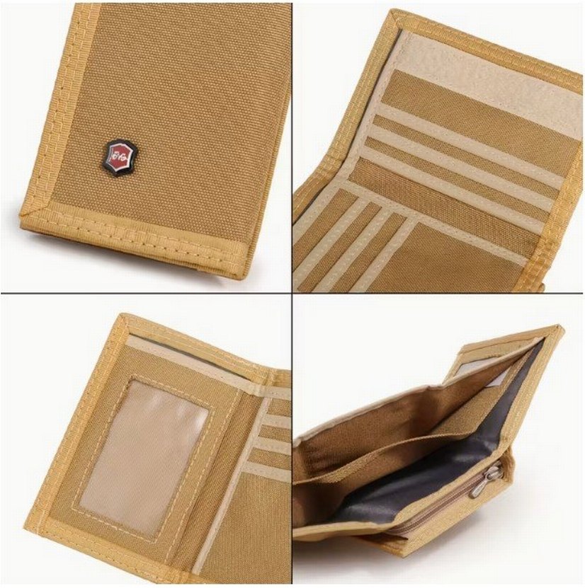 Kamuflaj Desenli Fermuarlı Kartlıklı Cüzdan - Görsel 3