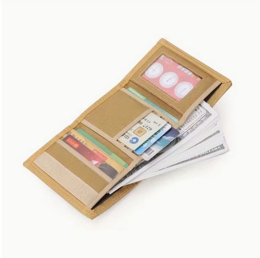 Kamuflaj Desenli Fermuarlı Kartlıklı Cüzdan - Görsel 4